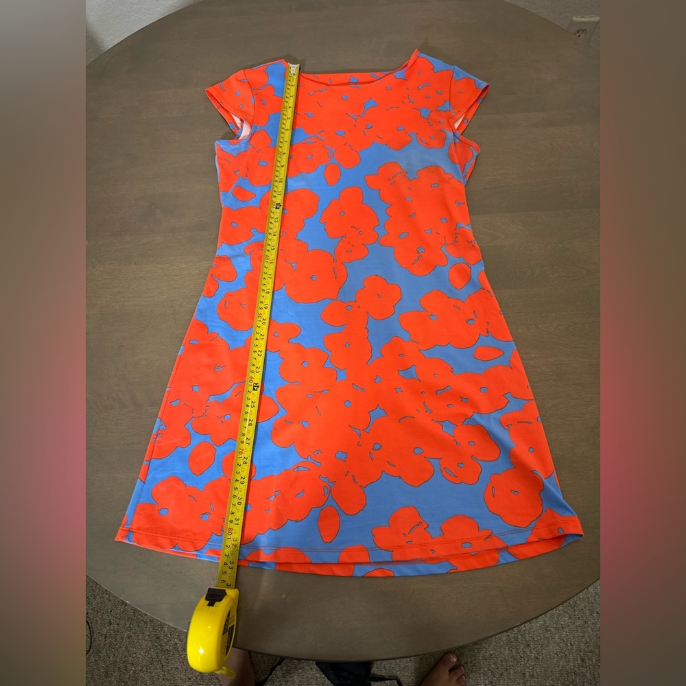 MAHI GOLD Orange and Blue Patterned Top